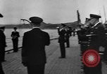 Standbild Winston Churchill Schiff Hafen Neufundland, 1941, aus Sekunde 16 historischem Filmmaterial Videoclip 65675049354