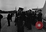 Standbild Winston Churchill Schiff Hafen Neufundland, 1941, aus Sekunde 18 historischem Filmmaterial Videoclip 65675049354