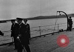 Standbild Winston Churchill Schiff Hafen Neufundland, 1941, aus Sekunde 23 historischem Filmmaterial Videoclip 65675049354
