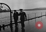 Standbild Winston Churchill Schiff Hafen Neufundland, 1941, aus Sekunde 37 historischem Filmmaterial Videoclip 65675049354