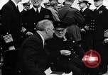 Image Franklin D Roosevelt Placentia Bay Terre-Neuve, 1941, de la seconde 33 séquences d'archives historiques vidéo 65675049356