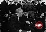 Image Franklin D Roosevelt Placentia Bay Terre-Neuve, 1941, de la seconde 34 séquences d'archives historiques vidéo 65675049356