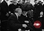 Image Franklin D Roosevelt Placentia Bay Terre-Neuve, 1941, de la seconde 35 séquences d'archives historiques vidéo 65675049356