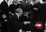 Image Franklin D Roosevelt Placentia Bay Terre-Neuve, 1941, de la seconde 37 séquences d'archives historiques vidéo 65675049356