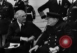 Image Franklin D Roosevelt Placentia Bay Terre-Neuve, 1941, de la seconde 42 séquences d'archives historiques vidéo 65675049356