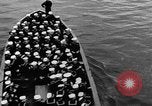 Standbild Crew der USS Augusta besuchen HMS Prince of Wales Schiff Hafen Neufundland, 1941, aus Sekunde 44 historischem Filmmaterial Videoclip 65675049359