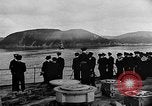Standbild Crew der USS Augusta besuchen HMS Prince of Wales Schiff Hafen Neufundland, 1941, aus Sekunde 58 historischem Filmmaterial Videoclip 65675049359