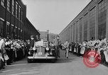 Image of Franklin D Roosevelt visits war workers United States USA, 1940, second 13 stock footage video 65675049379