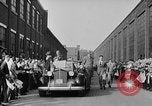 Image of Franklin D Roosevelt visits war workers United States USA, 1940, second 14 stock footage video 65675049379