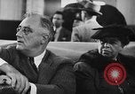 Image of Franklin D Roosevelt visits war workers United States USA, 1940, second 41 stock footage video 65675049379