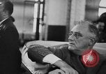 Image of Franklin D Roosevelt visits war workers United States USA, 1940, second 45 stock footage video 65675049379