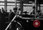 Image of Franklin D Roosevelt visits war workers United States USA, 1940, second 50 stock footage video 65675049379
