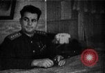 Image of Soviet Army officer at his desk Soviet Union, 1945, second 1 stock footage video 65675049391