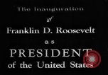 Image of Franklin D Roosevelt Washington DC USA, 1933, second 1 stock footage video 65675049413