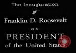 Image of Franklin D Roosevelt Washington DC USA, 1933, second 4 stock footage video 65675049413