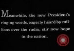 Image of Franklin D Roosevelt Washington DC USA, 1933, second 26 stock footage video 65675049413