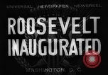 Standbild Franklin D Roosevelt Washington DC USA, 1933, aus Sekunde 8 historischem Filmmaterial Videoclip 65675049414