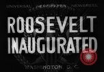 Standbild Franklin D Roosevelt Washington DC USA, 1933, aus Sekunde 10 historischem Filmmaterial Videoclip 65675049414