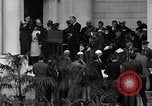 Standbild Franklin D Roosevelt 1935 Armistice Day Rede Arlington Virginia USA, 1935, aus Sekunde 25 historischem Filmmaterial Videoclip 65675049416