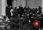 Standbild Franklin D Roosevelt 1935 Armistice Day Rede Arlington Virginia USA, 1935, aus Sekunde 30 historischem Filmmaterial Videoclip 65675049416