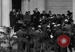 Standbild Franklin D Roosevelt 1935 Armistice Day Rede Arlington Virginia USA, 1935, aus Sekunde 37 historischem Filmmaterial Videoclip 65675049416