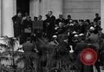 Standbild Franklin D Roosevelt 1935 Armistice Day Rede Arlington Virginia USA, 1935, aus Sekunde 38 historischem Filmmaterial Videoclip 65675049416