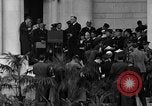 Standbild Franklin D Roosevelt 1935 Armistice Day Rede Arlington Virginia USA, 1935, aus Sekunde 40 historischem Filmmaterial Videoclip 65675049416