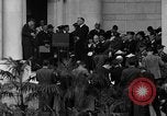 Standbild Franklin D Roosevelt 1935 Armistice Day Rede Arlington Virginia USA, 1935, aus Sekunde 41 historischem Filmmaterial Videoclip 65675049416