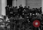 Standbild Franklin D Roosevelt 1935 Armistice Day Rede Arlington Virginia USA, 1935, aus Sekunde 42 historischem Filmmaterial Videoclip 65675049416