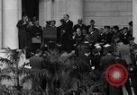 Standbild Franklin D Roosevelt 1935 Armistice Day Rede Arlington Virginia USA, 1935, aus Sekunde 53 historischem Filmmaterial Videoclip 65675049416