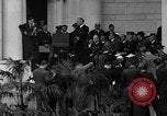 Standbild Franklin D Roosevelt 1935 Armistice Day Rede Arlington Virginia USA, 1935, aus Sekunde 54 historischem Filmmaterial Videoclip 65675049416