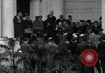 Standbild Franklin D Roosevelt 1935 Armistice Day Rede Arlington Virginia USA, 1935, aus Sekunde 55 historischem Filmmaterial Videoclip 65675049416