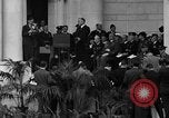 Standbild Franklin D Roosevelt 1935 Armistice Day Rede Arlington Virginia USA, 1935, aus Sekunde 56 historischem Filmmaterial Videoclip 65675049416