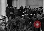 Standbild Franklin D Roosevelt 1935 Armistice Day Rede Arlington Virginia USA, 1935, aus Sekunde 61 historischem Filmmaterial Videoclip 65675049416