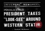 Standbild Franklin D Roosevelt Pueblo Colorado USA, 1938, aus Sekunde 22 historischem Filmmaterial Videoclip 65675049422
