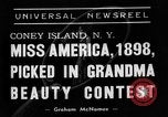 Image of beauty contest Coney Island New York USA, 1938, second 6 stock footage video 65675049428