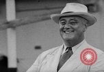 Image of Franklin D Roosevelt Pensacola Florida USA, 1938, second 38 stock footage video 65675049444