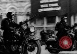 Image of Russian soldiers parade in Red Square with rifles at the ready Russia, 1938, second 6 stock footage video 65675049450