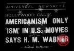 Standbild Harold Morris Warner oder Harry Warner Hollywood Los Angeles California USA, 1938, aus Sekunde 1 historischem Filmmaterial Videoclip 65675049456