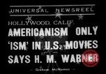 Standbild Harold Morris Warner oder Harry Warner Hollywood Los Angeles California USA, 1938, aus Sekunde 6 historischem Filmmaterial Videoclip 65675049456
