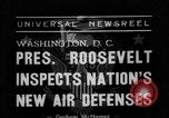 Standbild Franklin D Roosevelt Washington DC USA, 1938, aus Sekunde 1 historischem Filmmaterial Videoclip 65675049457