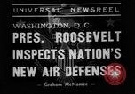 Standbild Franklin D Roosevelt Washington DC USA, 1938, aus Sekunde 6 historischem Filmmaterial Videoclip 65675049457