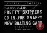Standbild Modelle Balboa California USA, 1938, aus Sekunde 4 historischem Filmmaterial Videoclip 65675049458