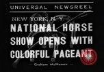 Image of National horse show of 1938 New York City USA, 1938, second 5 stock footage video 65675049463