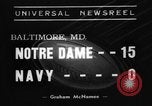 Image of Notre Dame Baltimore Maryland USA, 1938, second 1 stock footage video 65675049465