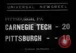 Image of Football game of Carnegie Mellon versus Pittsburgh Pittsburgh Pennsylvania USA, 1938, second 3 stock footage video 65675049467