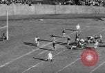Image of Football game of Carnegie Mellon versus Pittsburgh Pittsburgh Pennsylvania USA, 1938, second 51 stock footage video 65675049467