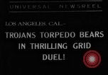 Image of California college football Los Angeles California USA, 1938, second 1 stock footage video 65675049469