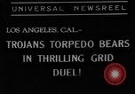 Image of California college football Los Angeles California USA, 1938, second 7 stock footage video 65675049469
