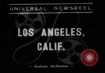 Standbild James Roosevelt Los Angeles California USA, 1938, aus Sekunde 1 historischem Filmmaterial Videoclip 65675049478